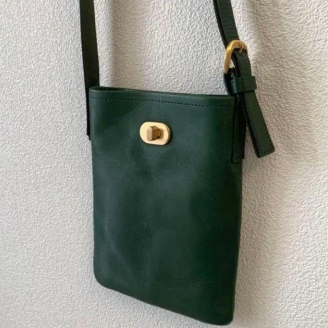 hender scheme グリーン　ショルダーバッグ