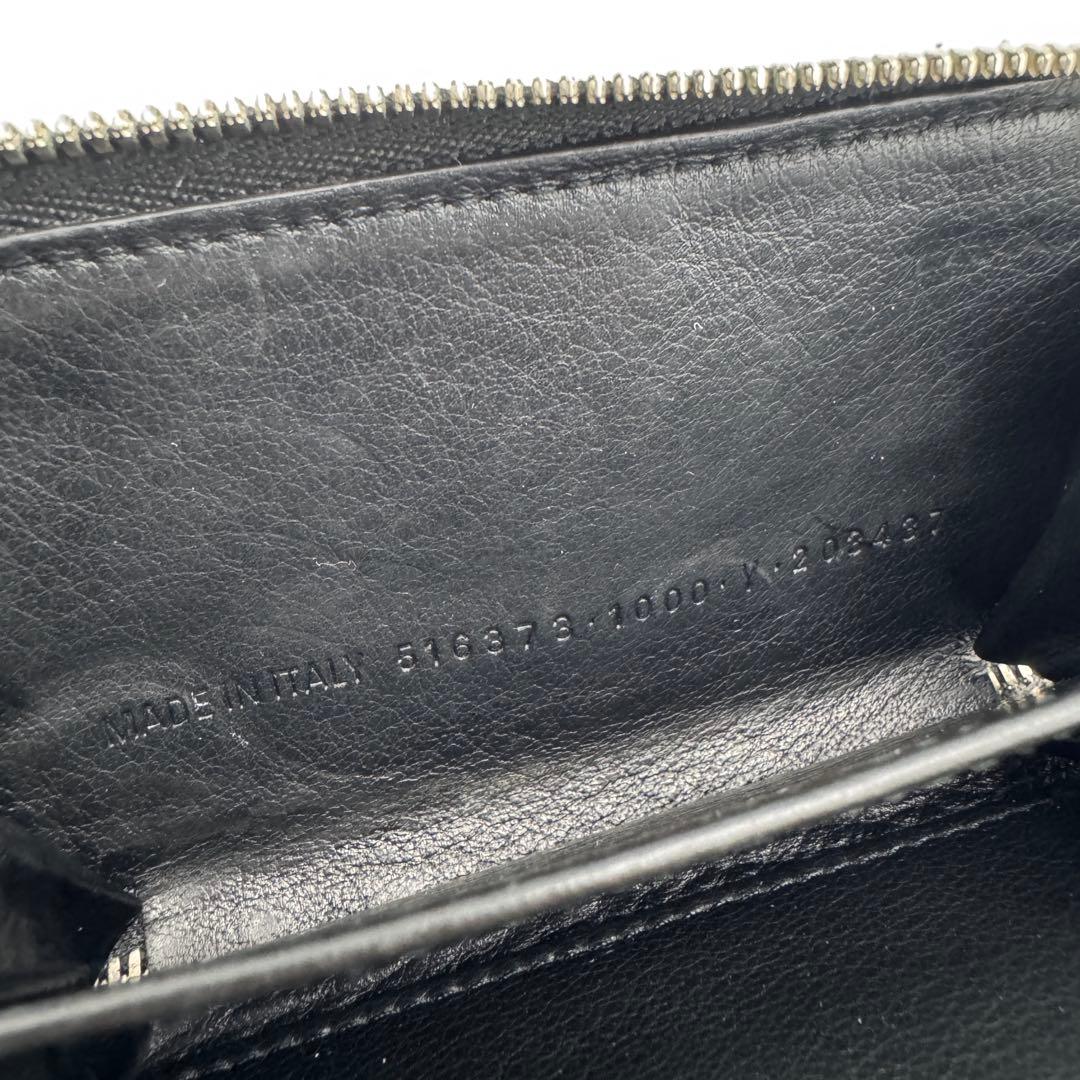 付属品完備✨バレンシアガ　ケース　小銭入れ　エブリデイ　財布　レザー　黒