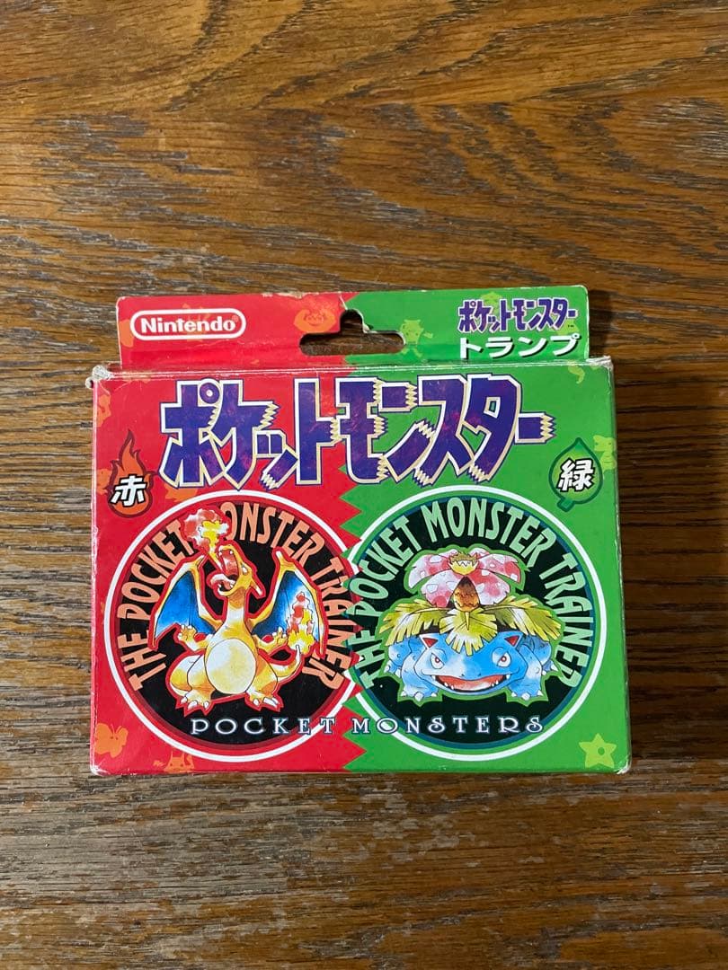 チ*読様 ポケットモンスター トランプ　赤緑　ポケモン　レトロ　※１枚欠損