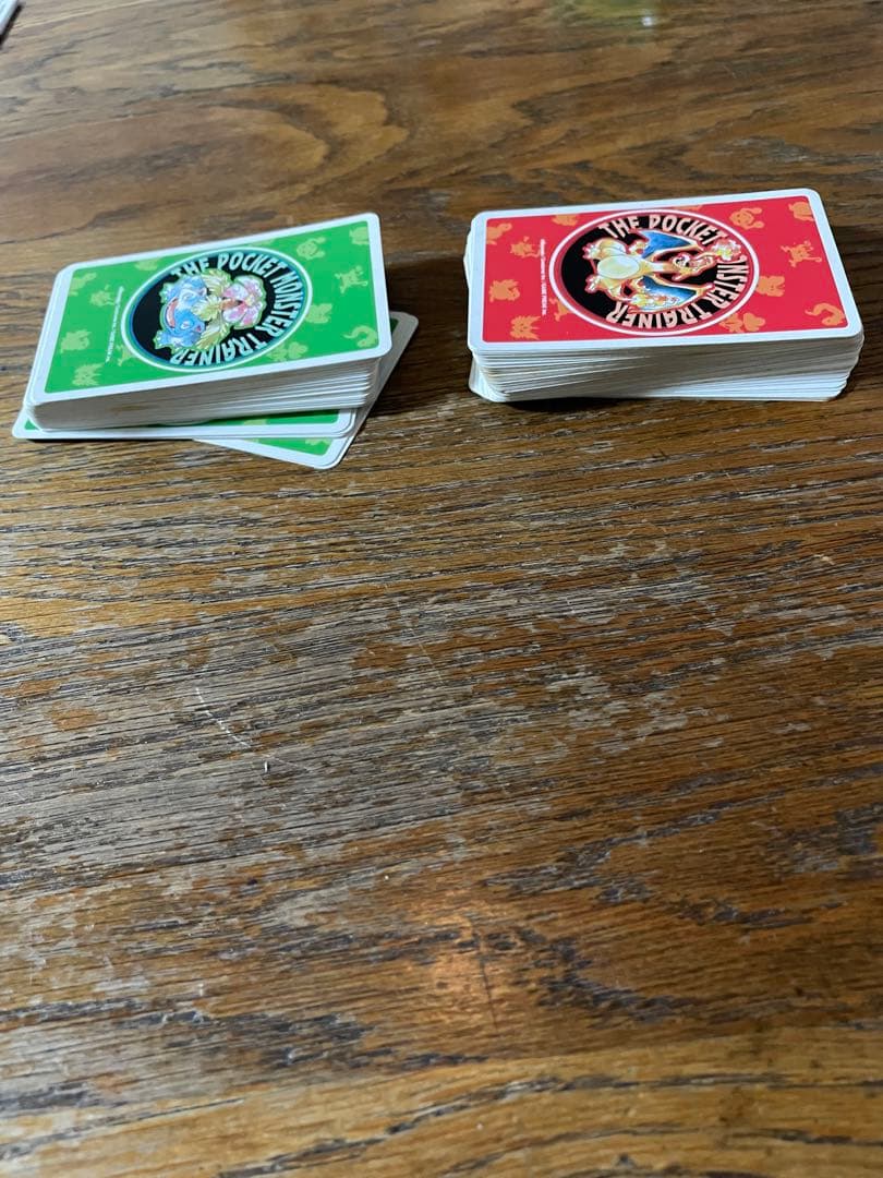 チ*読様 ポケットモンスター トランプ　赤緑　ポケモン　レトロ　※１枚欠損
