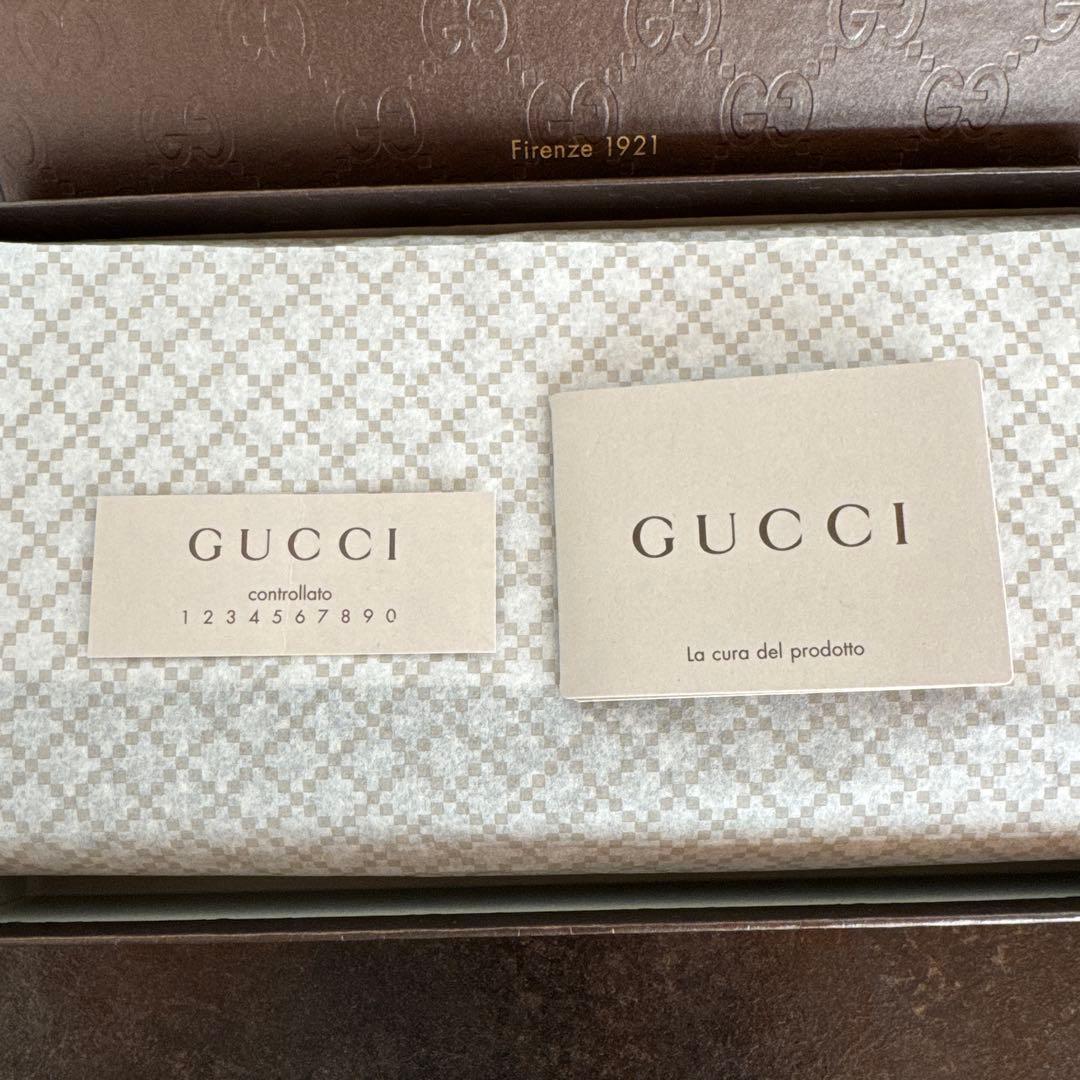 正規品 GUCCI スタッズ付き 長財布 BLACK
