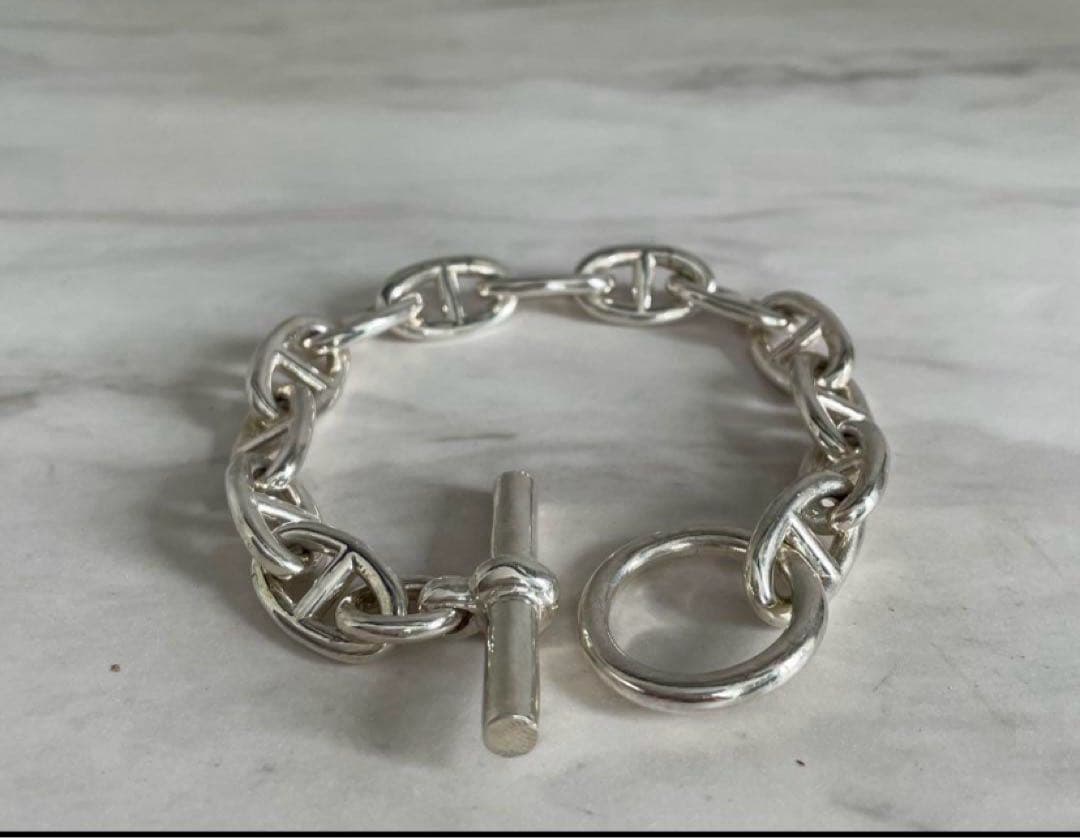 GMサイズ アンカーチェーンブレスレット SV925 シェーヌダンクル