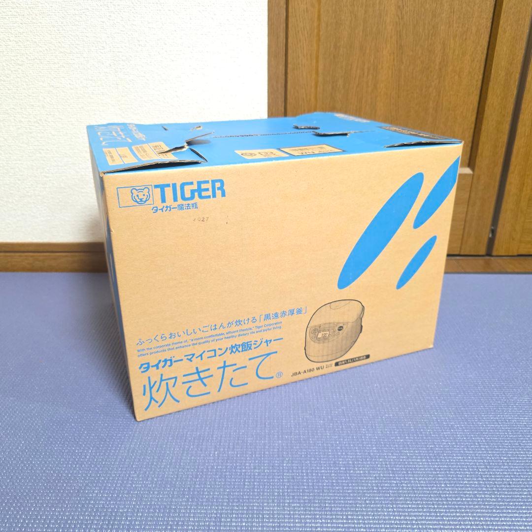 【282】タイガー魔法瓶 炊飯器 1升 ホワイト JBH-G180 WU