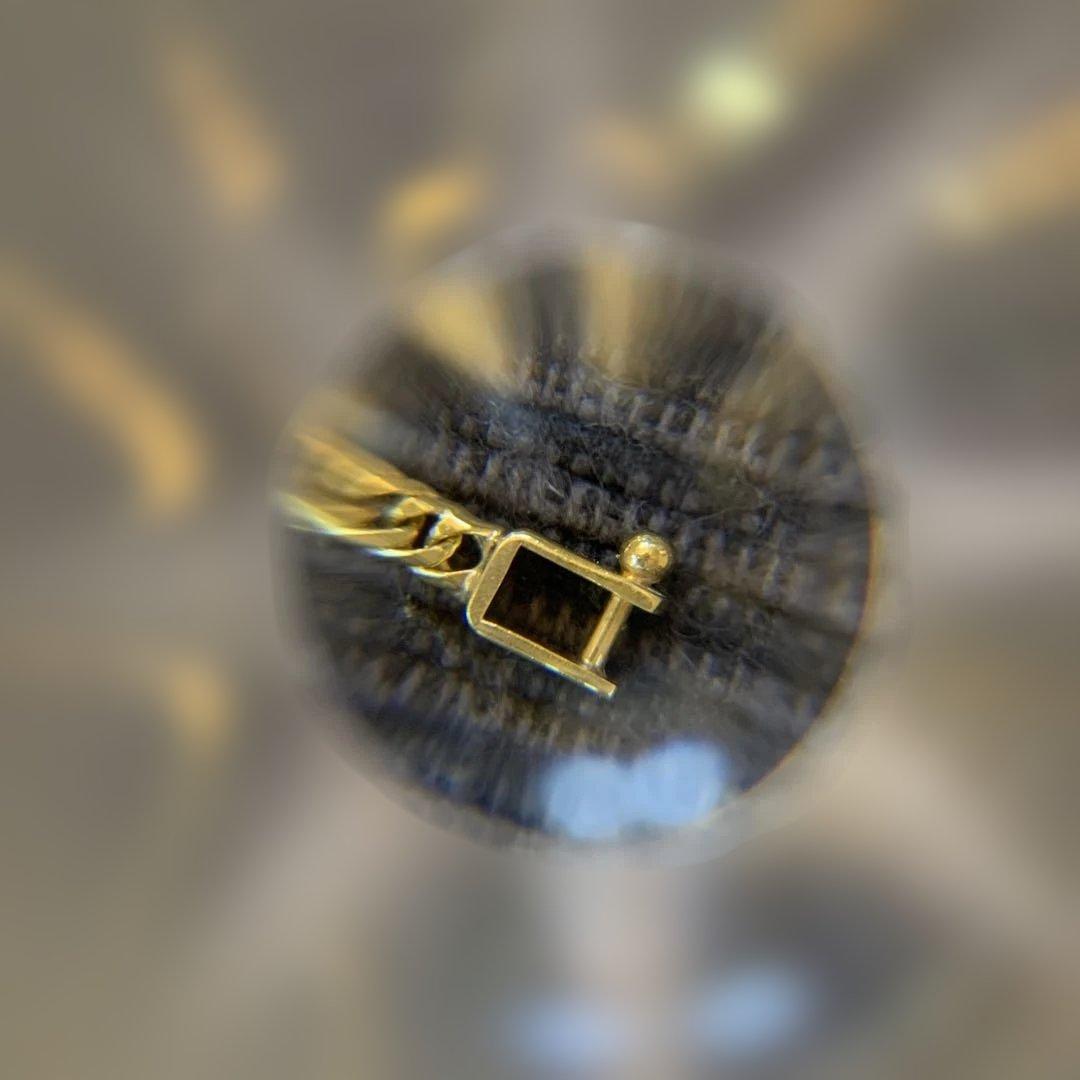 k18 喜平10g 50cm 6面ダブル　刻印、造幣局マークあり　750