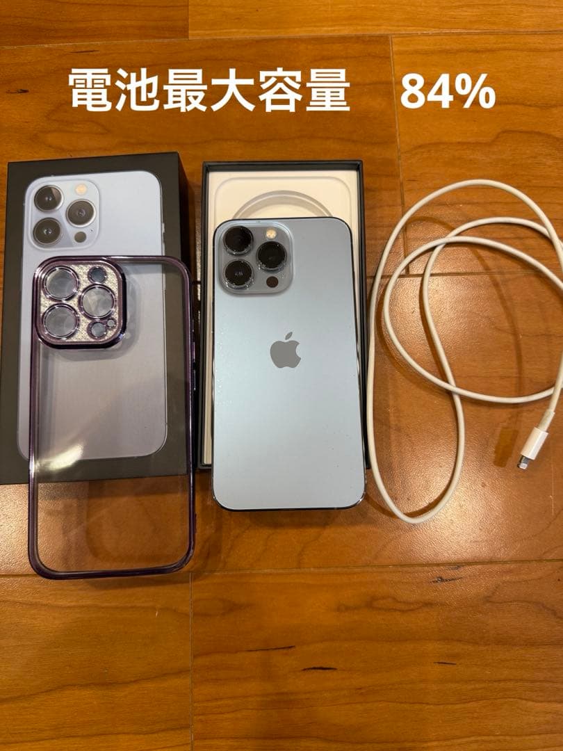 Apple iPhone 13 Pro 128GB シエラブルー84%