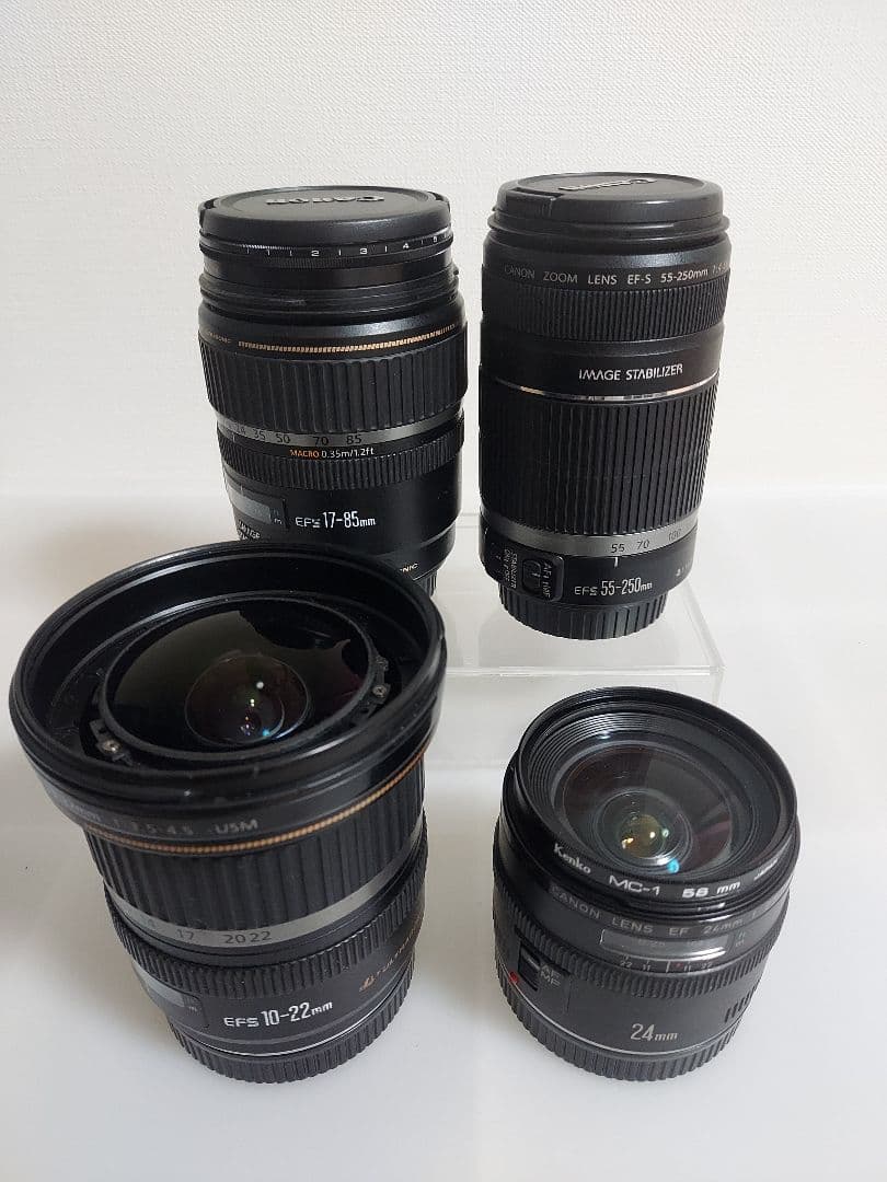 Canon レンズ　4本　まとめ売り　1本訳あり　AF動作確認済み