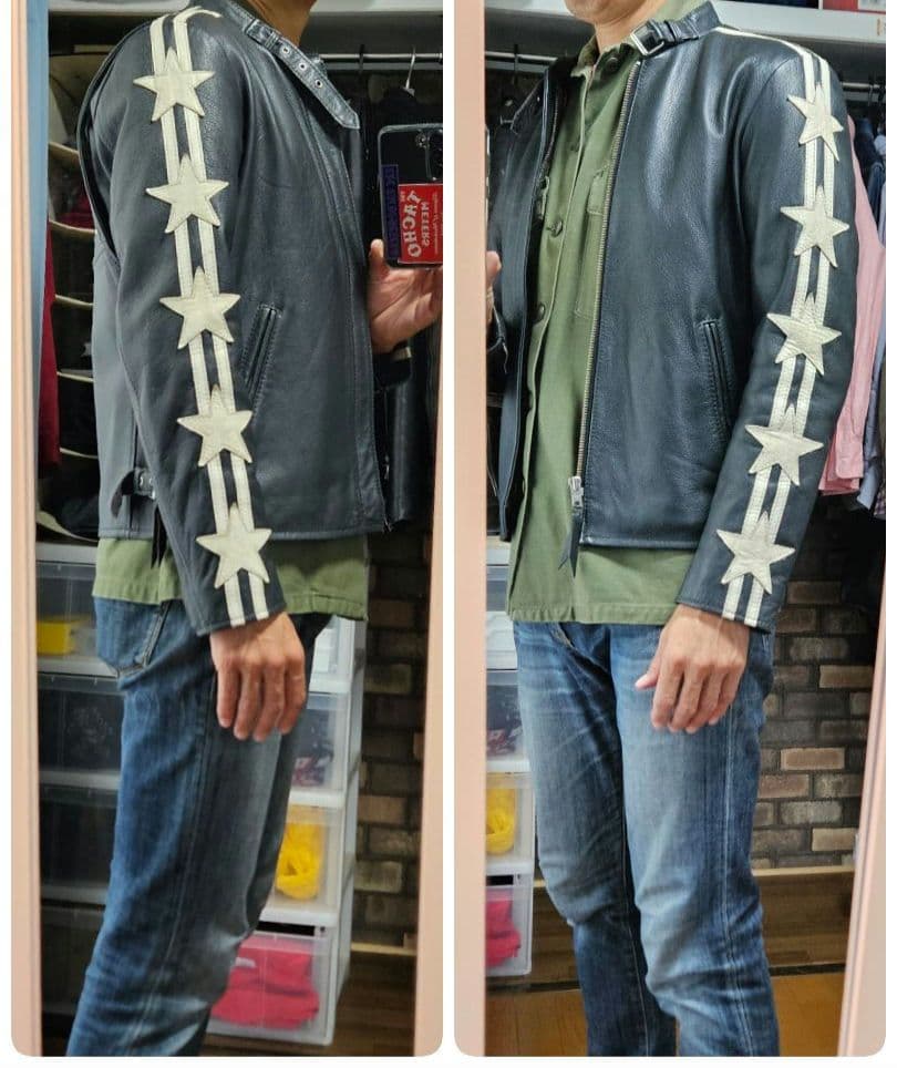 schott 100周年 シングルライダース　サイズS