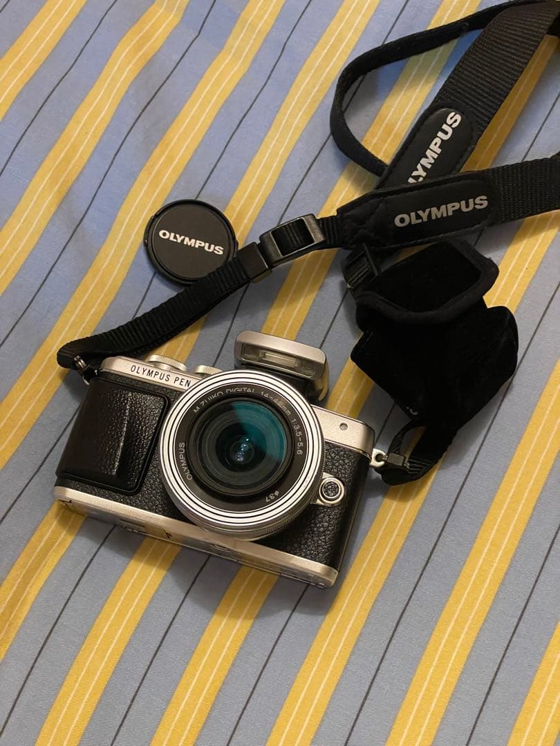 OLYMPUS PEN Lite E-PL7 純正レンズ2種・フラッシュ付