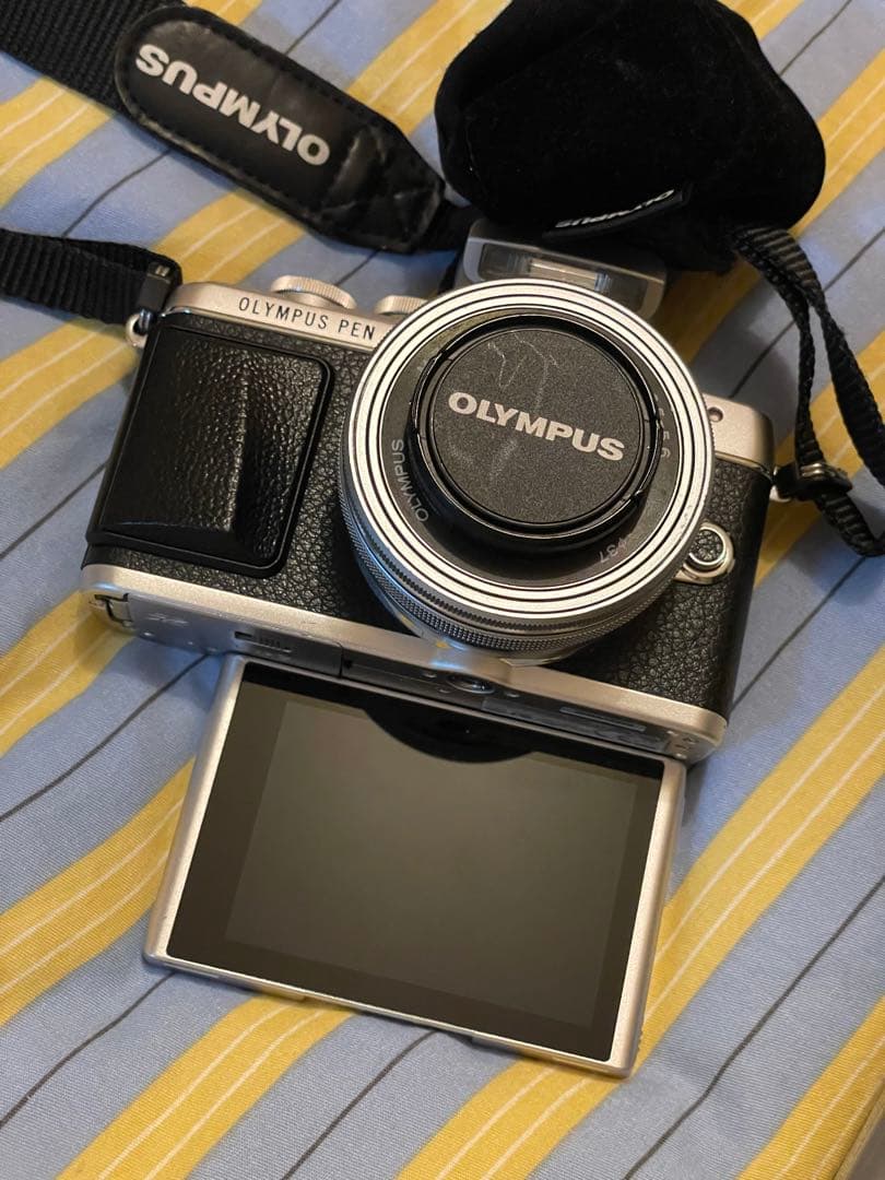 OLYMPUS PEN Lite E-PL7 純正レンズ2種・フラッシュ付