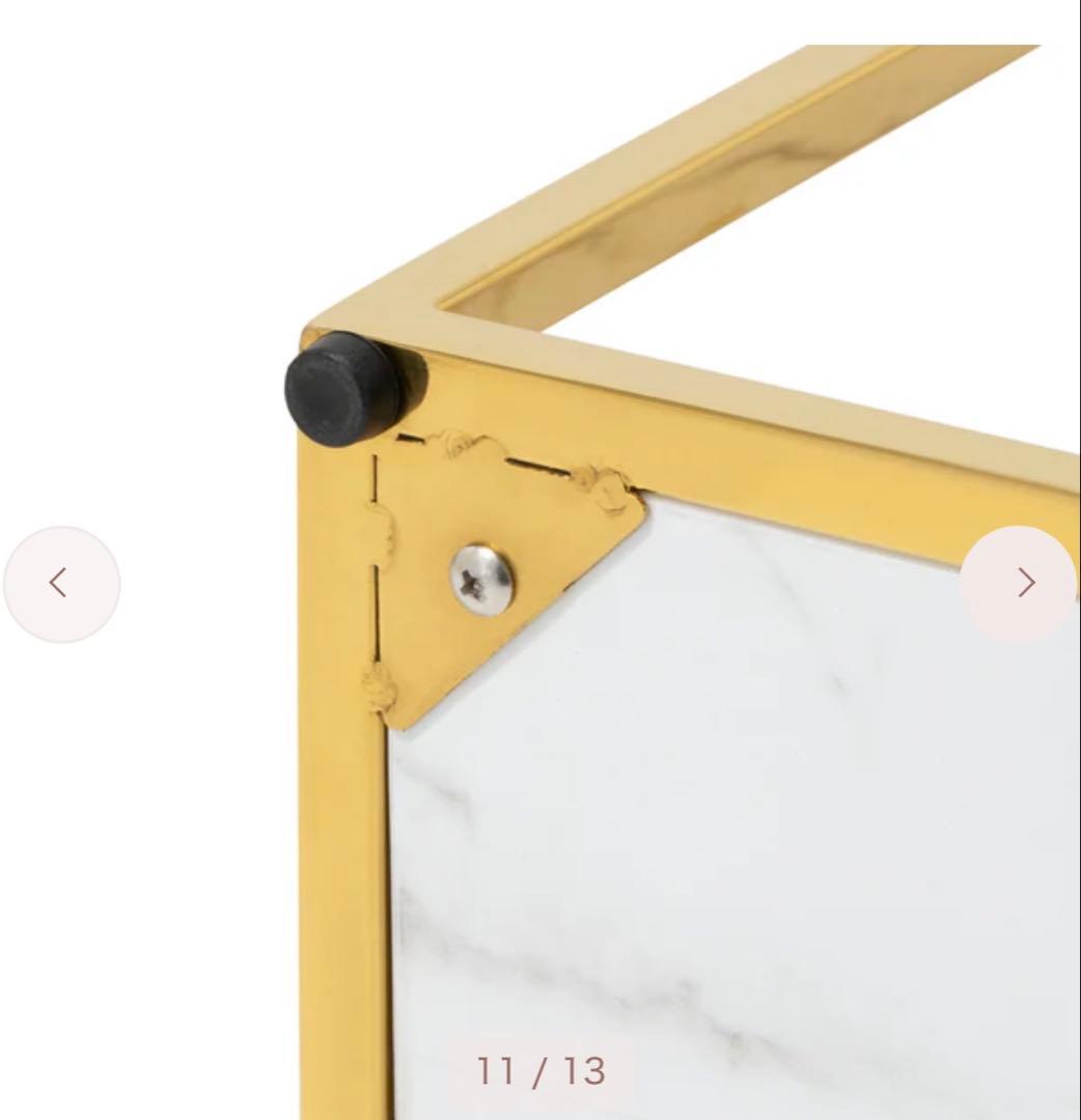 Francfranc フランフラン レーヌ シェルフ 棚 2s 4段　大理石