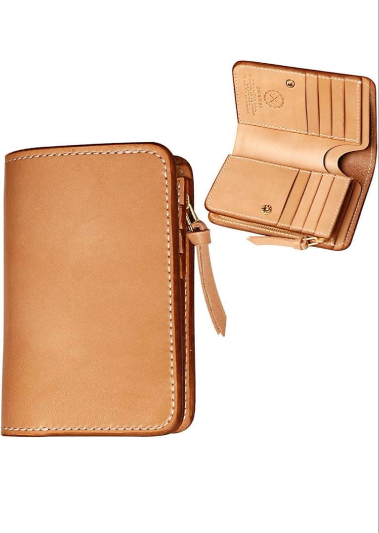 gaea2096財布　栃木レザーヌメ革