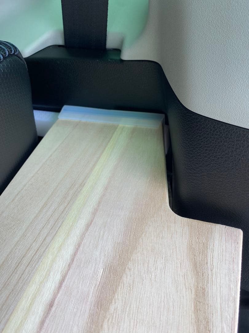 新型ハスラー用ラゲッジボード 静音版 木製 リクライニング対応 キャンプ21