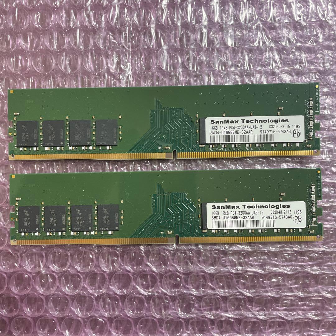 メモリー SanMax Technologies DDR4-3200MHz 32GB