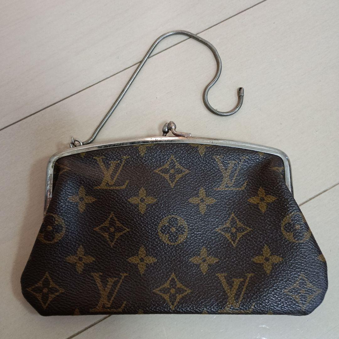 LOUIS VUITTON　がま口ポーチ　USA ヴィトン　バケット　付属品