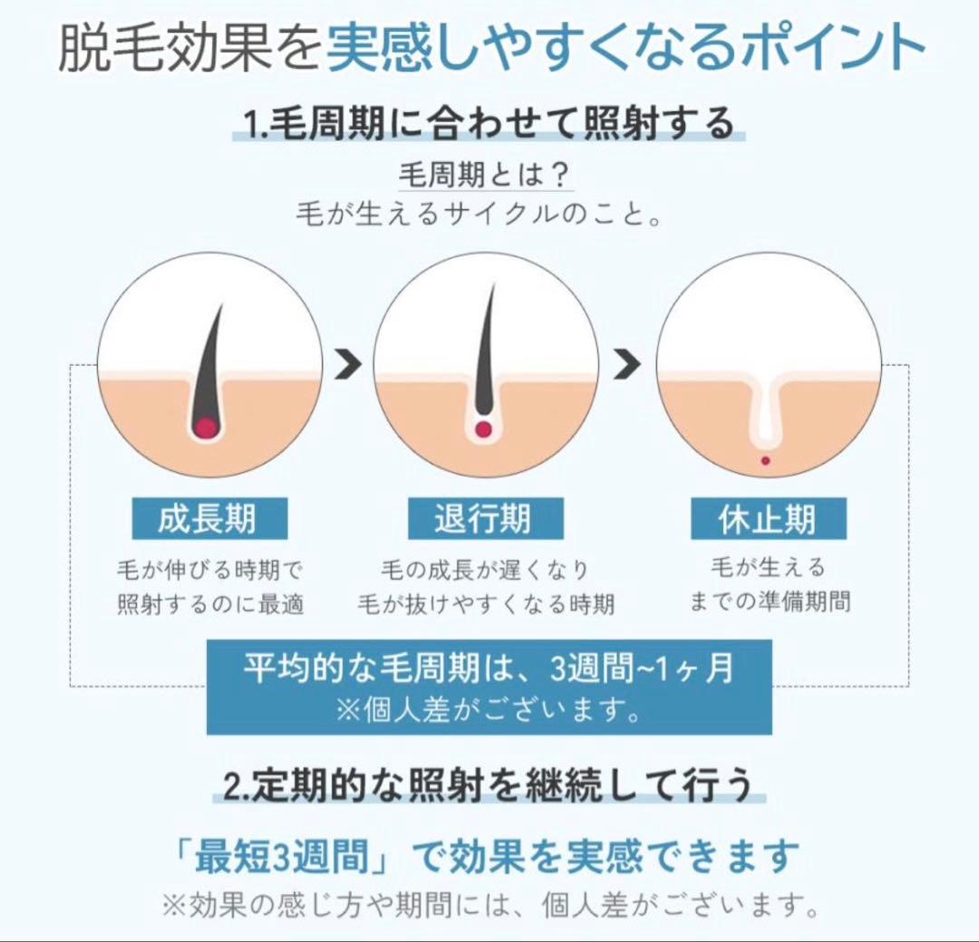 Sanlisi 脱毛器 光美容器 ムダ毛処理 サーリシ