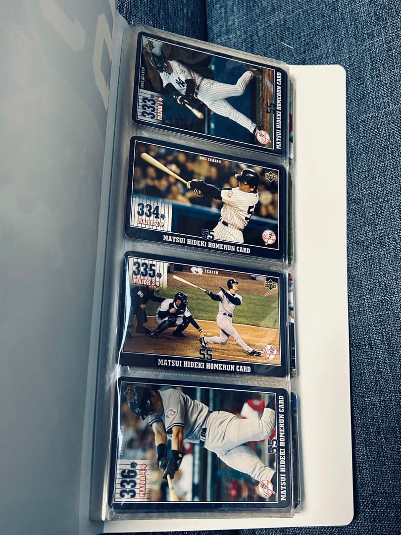 松井秀喜ホームランカード　542枚　フォルダー6冊&おまけ（16枚）付