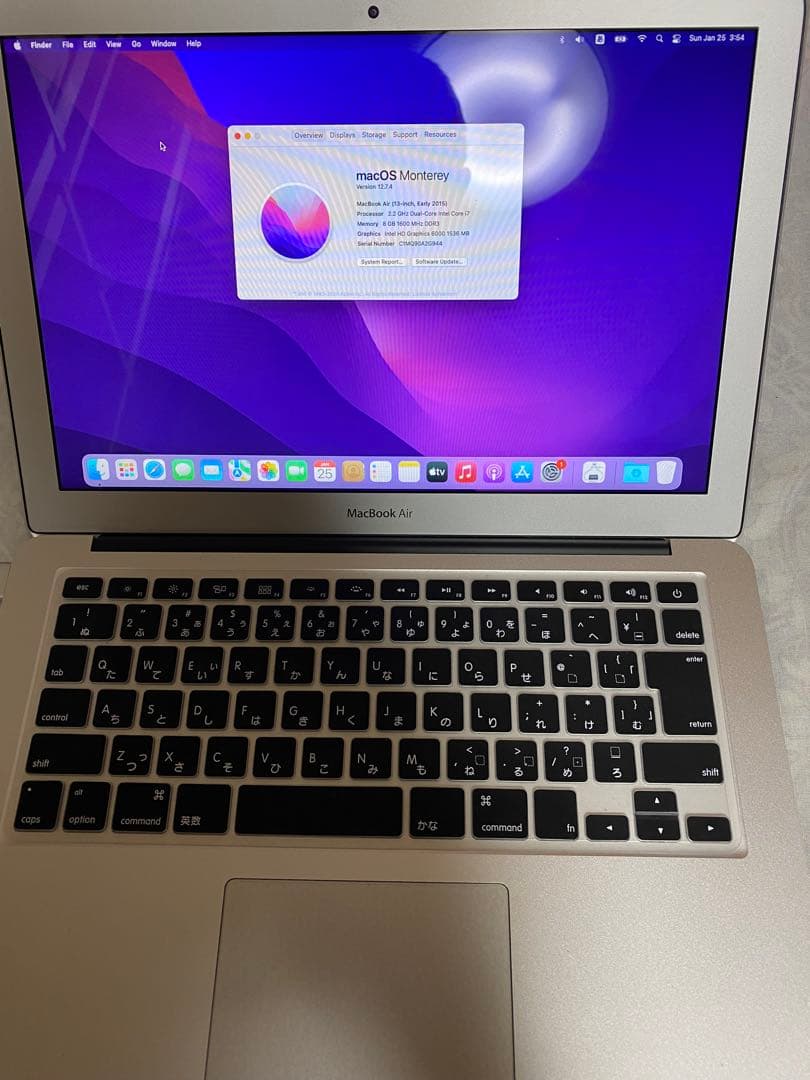 MacBook Air 13-inch,Early 2015 Corei7