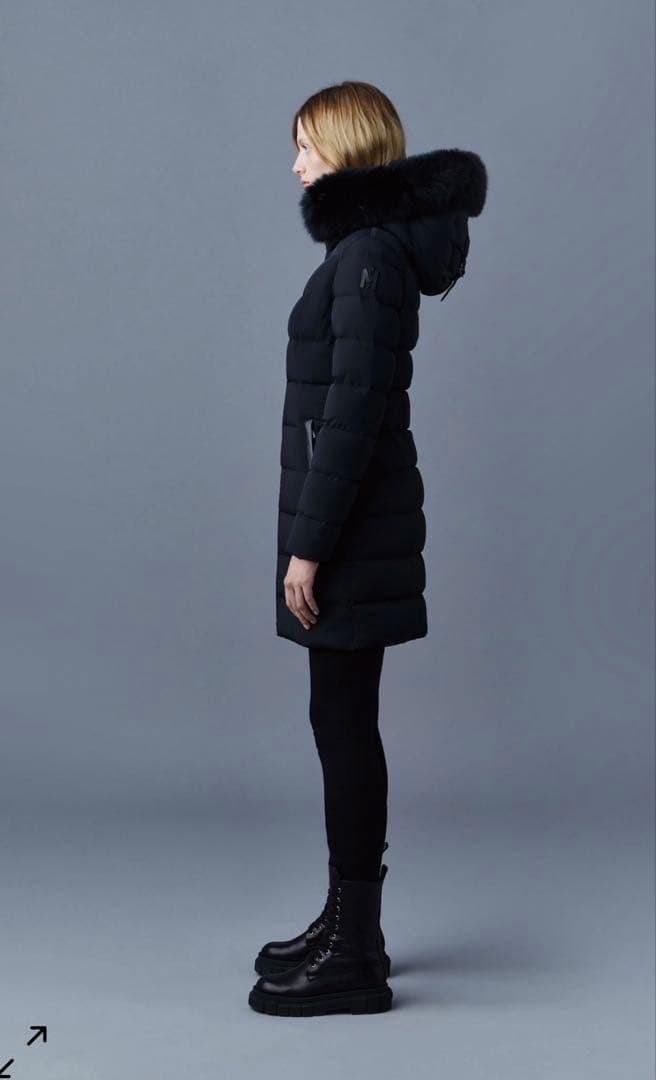 【ひなぽ】Mackage CALLA-BX ブラック ダウンSサイズ