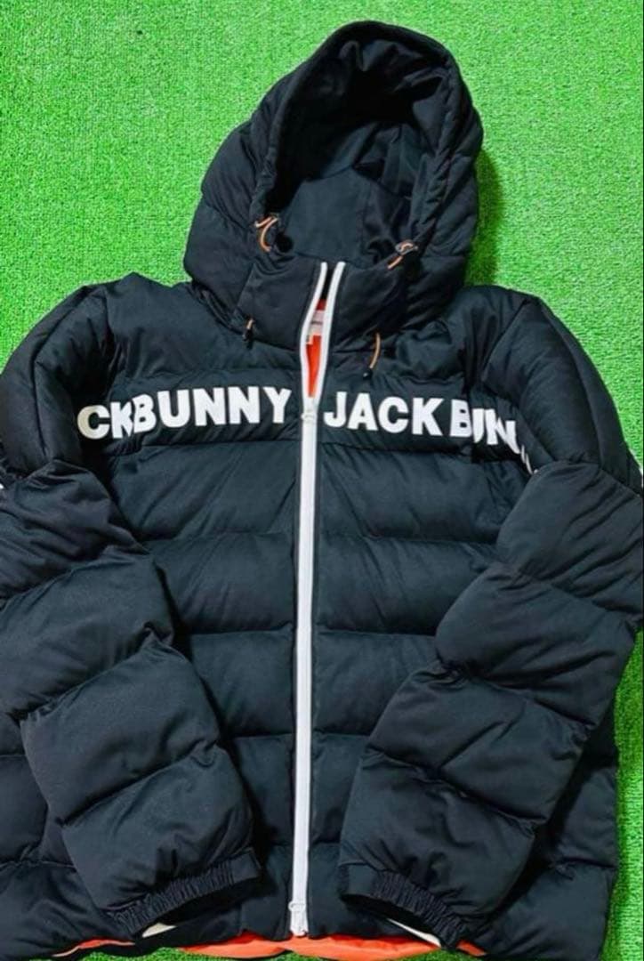 JACK BUNNY フード付きダウンジャケット ブラック