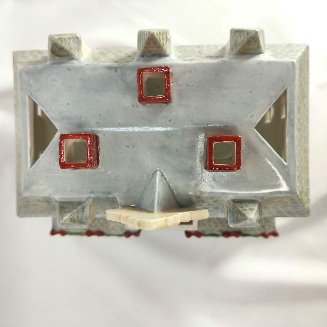 美品✨ビレロイアンドボッホ 陶器製クリスマスキャンドルハウス 郵便局