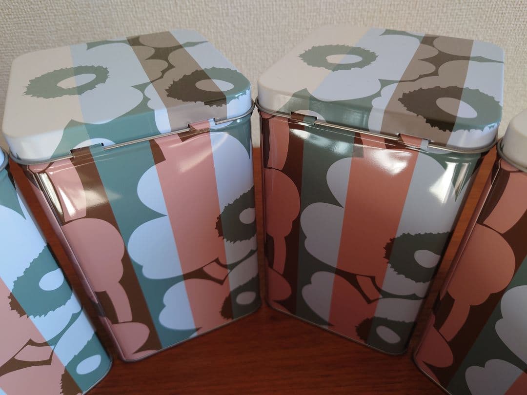 マリメッコ Tin Box 4個セット