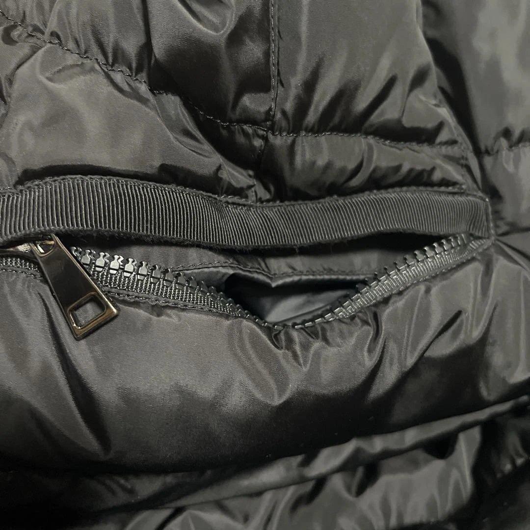 モンクレール ダウン ロング 黒 サイズ1 MONCLER AVOCETTE