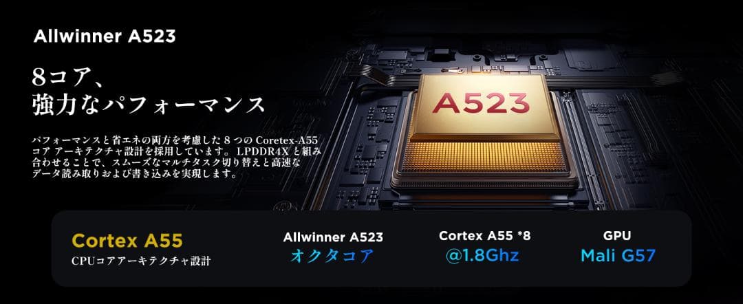 タブレット 10インチ Wi-Fi　アンドロイド タブレット Android14