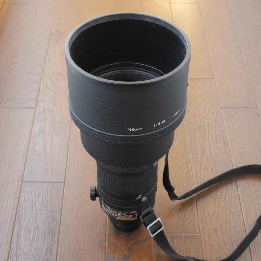 Nikon AF 300mm f2.8 ED IF フード　革カバー　旧　超レア