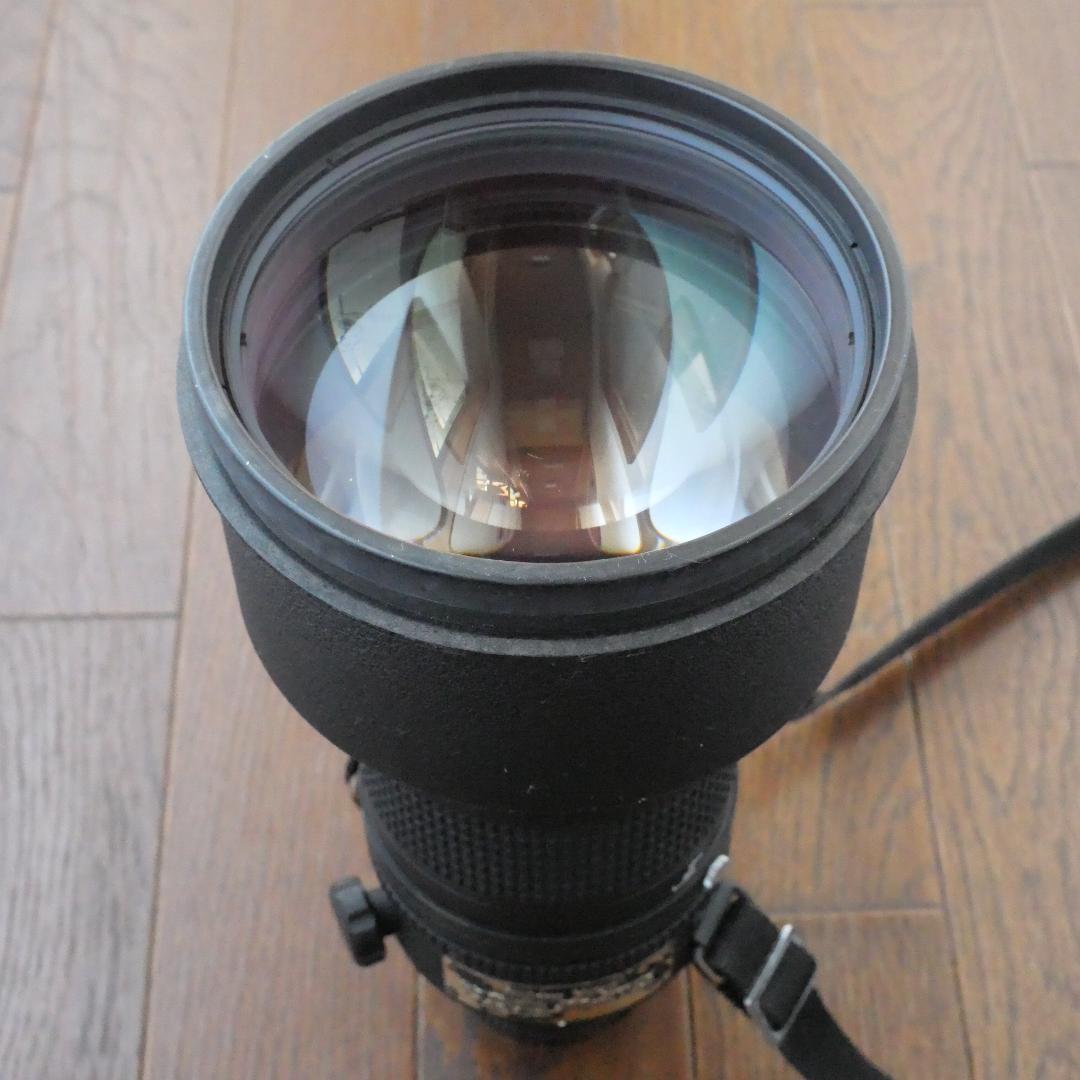 Nikon AF 300mm f2.8 ED IF フード　革カバー　旧　超レア
