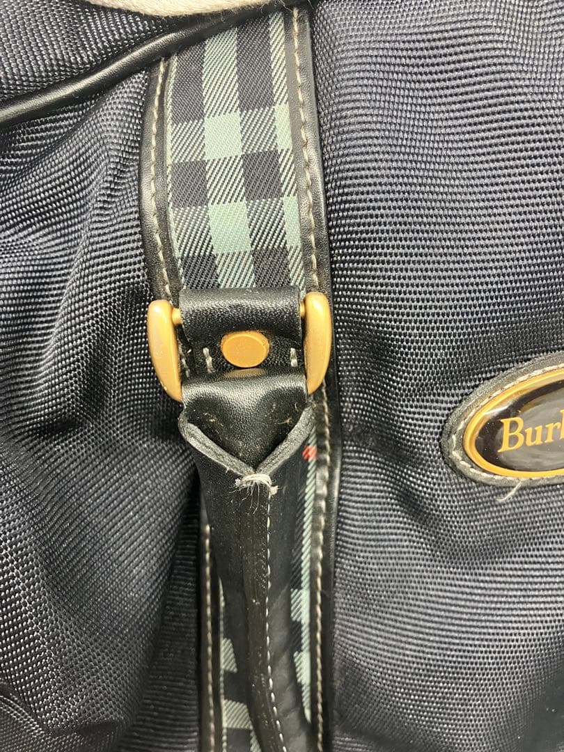 2wayバーバリーズBurberryショルダーバッグボストンバッグ 紺色