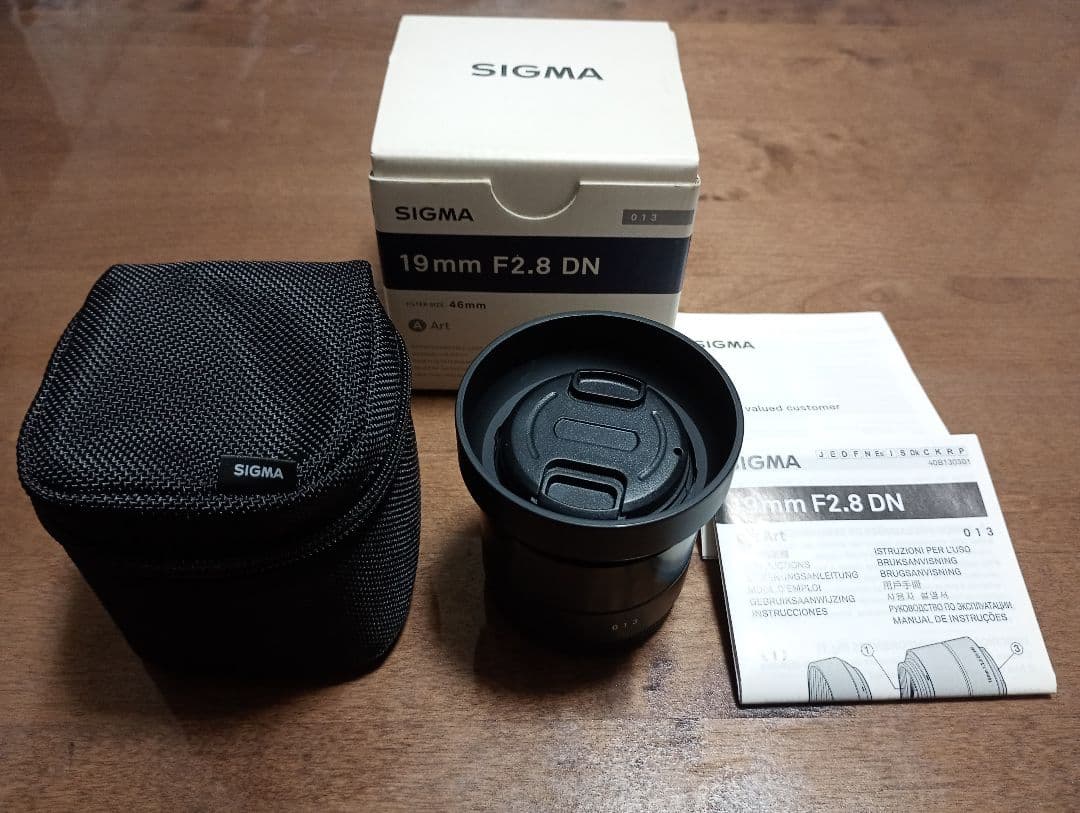 SIGMA 単焦点広角レンズ Art 19mm F2.8 DNソニーEマウント用