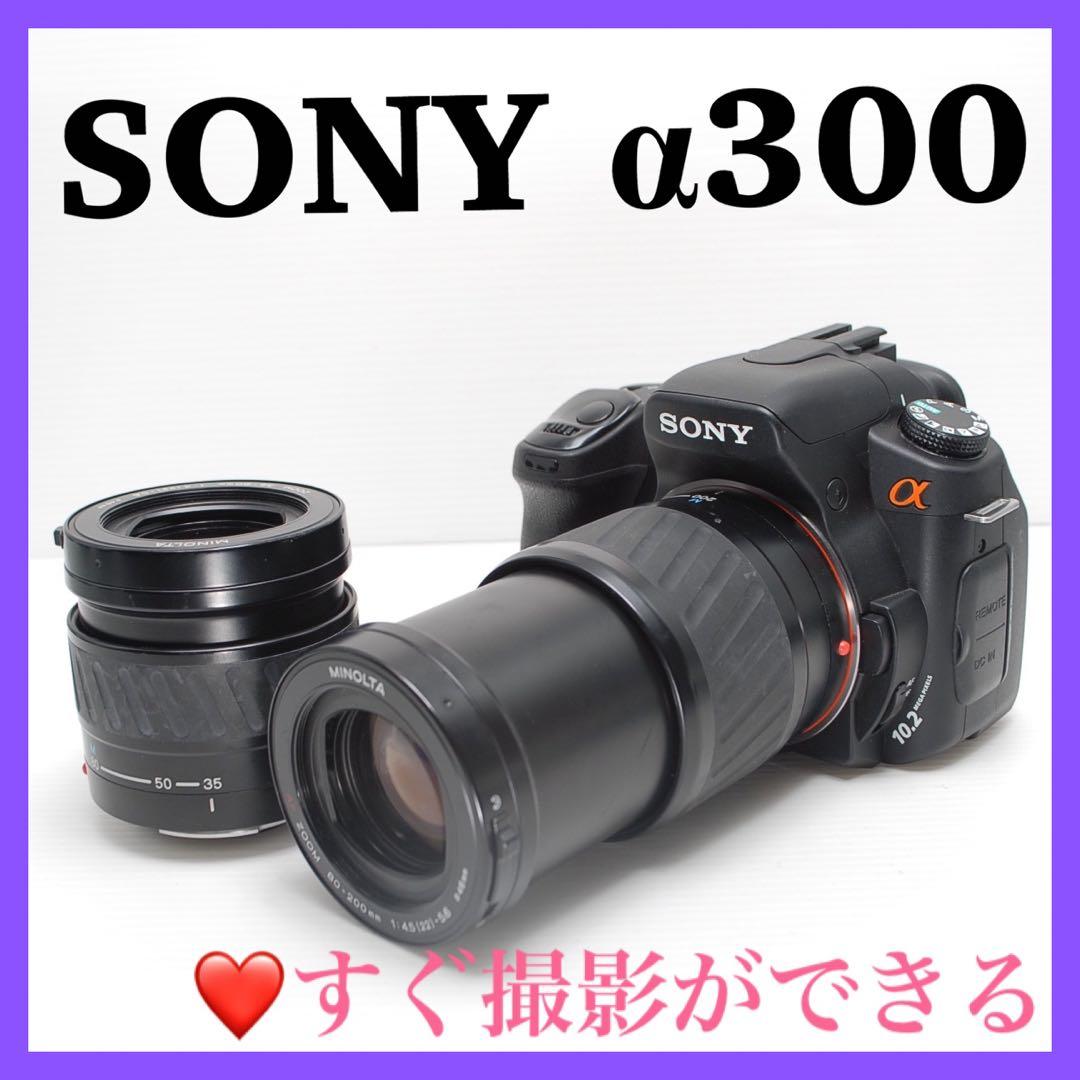 ❤️コスパ最強❤️SONY α300 望遠レンズで遠方撮影が可能 お手頃一眼レフ