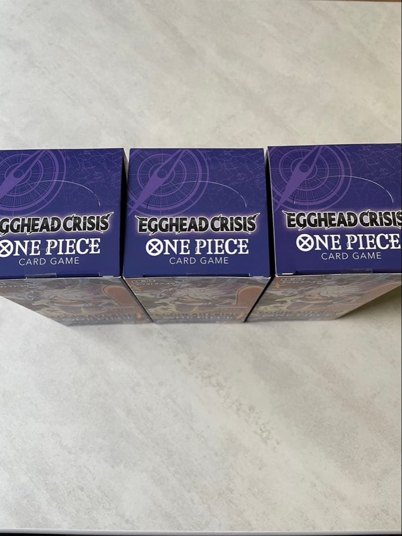 ワンピースカード　エッグヘッドクライシス　3box 新品未開封テープ付き box