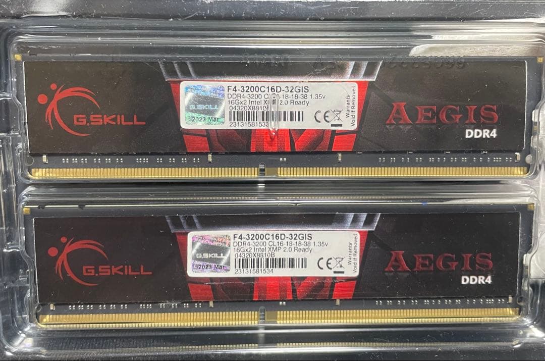 G.SKILL DDR4-3200 32GB(16GB×2)