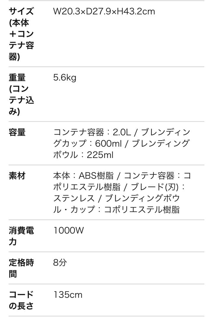 Vitamix V1200i ミキサー ブラック