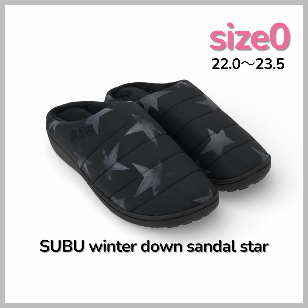 【韓国限定】SUBU★サンダル　Winter Down Sandal Star★