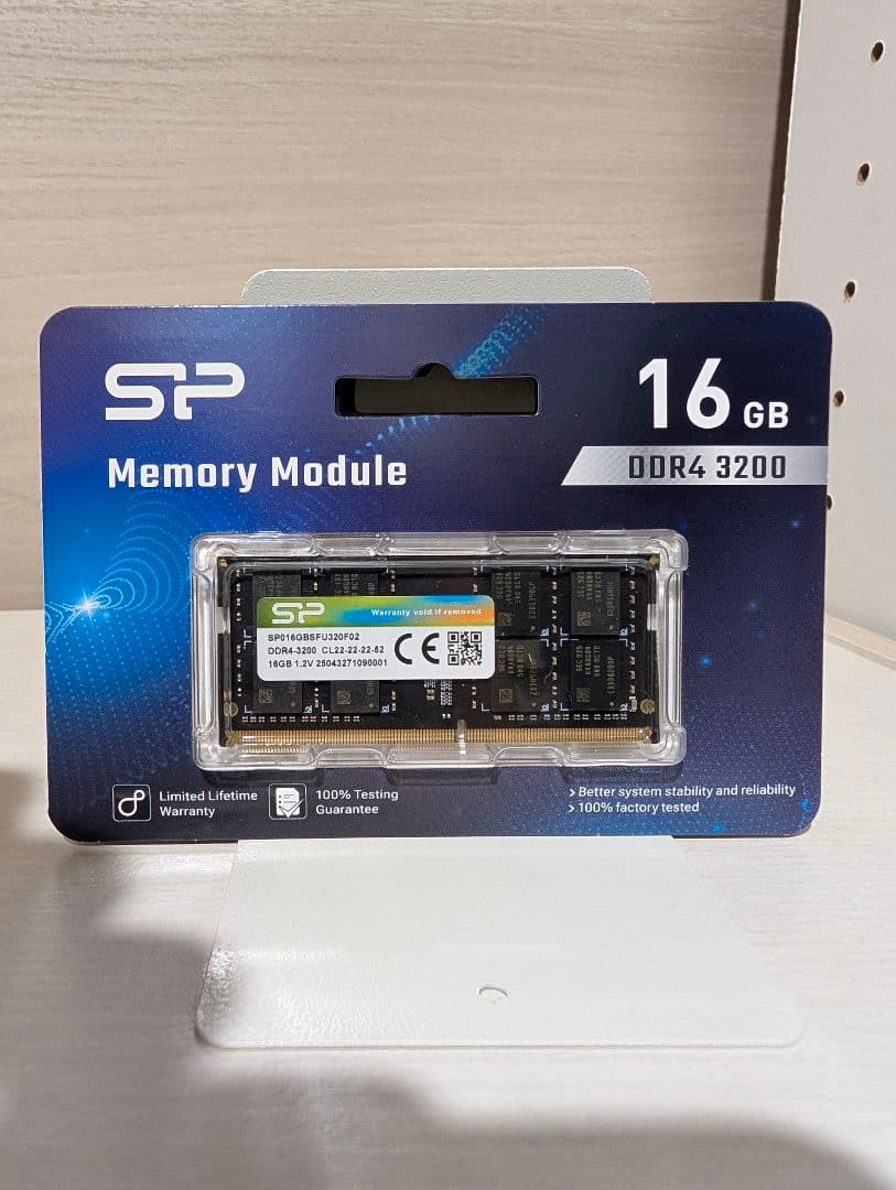 シリコンパワー　SP 16GB DDR4 3200MHz メモリモジュール