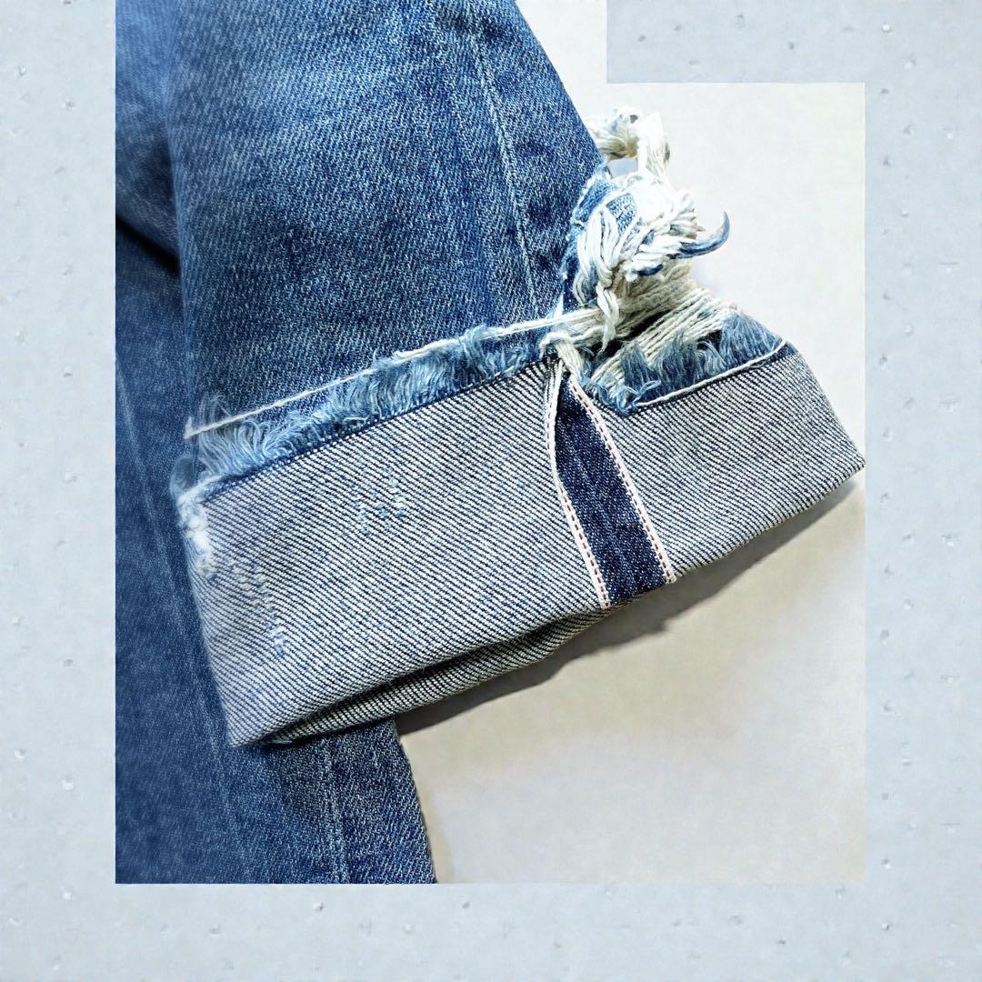 新品 DENHAM デンハム RAZORデストロイダメージスキニージョガーデニム