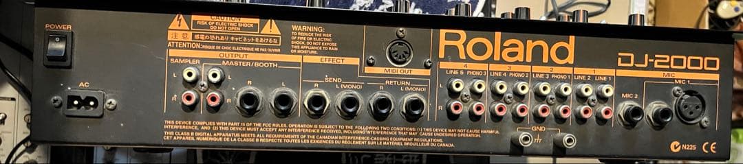 Roland DJ-2000 DJミキサー【ワンオーナー⭐︎動作OK】