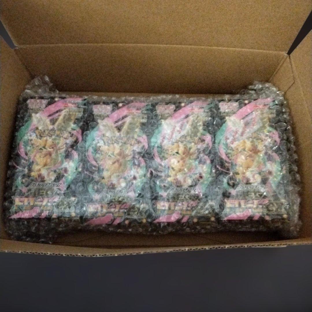 ポケモンカードMEGAドリームex 4box シュリンクなし　ペリペリ付き