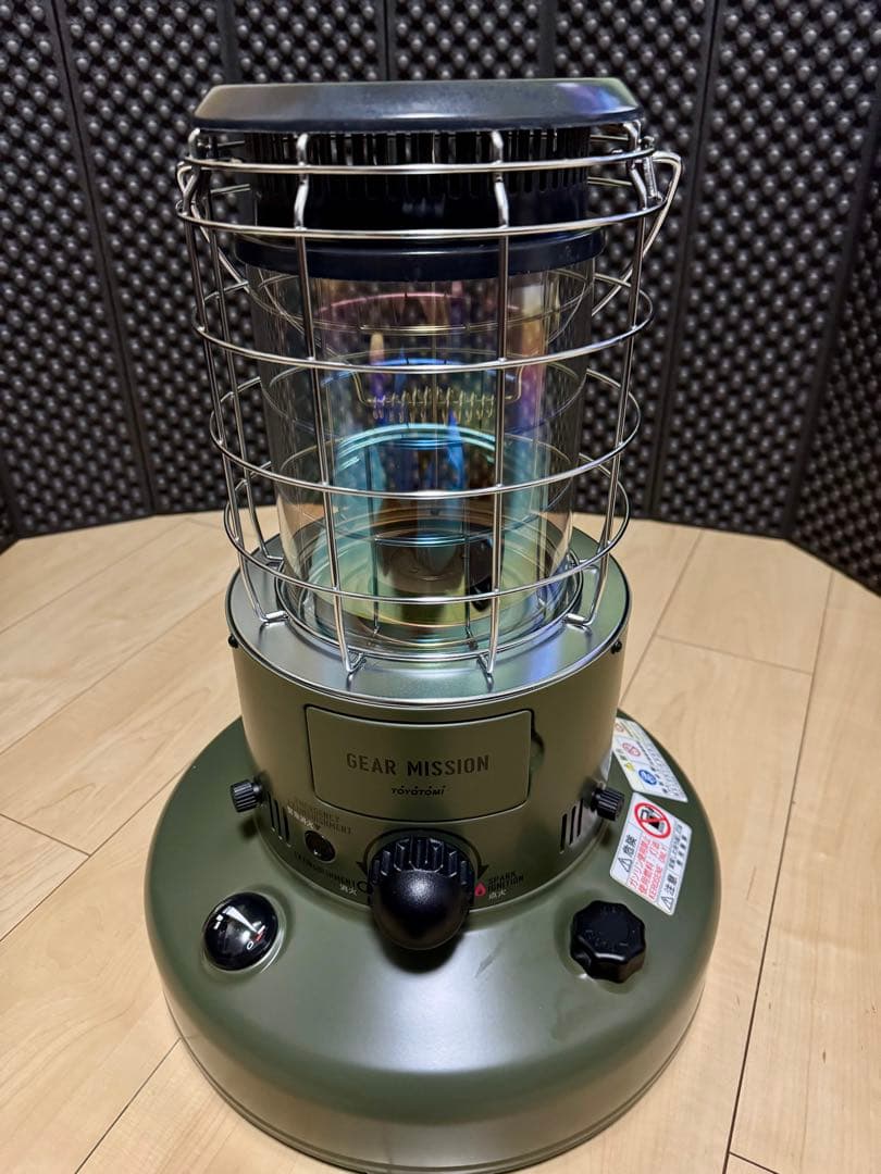 値下げ 美品　TOYOTOMI GEAR MISSION 灯油ストーブ　22年製