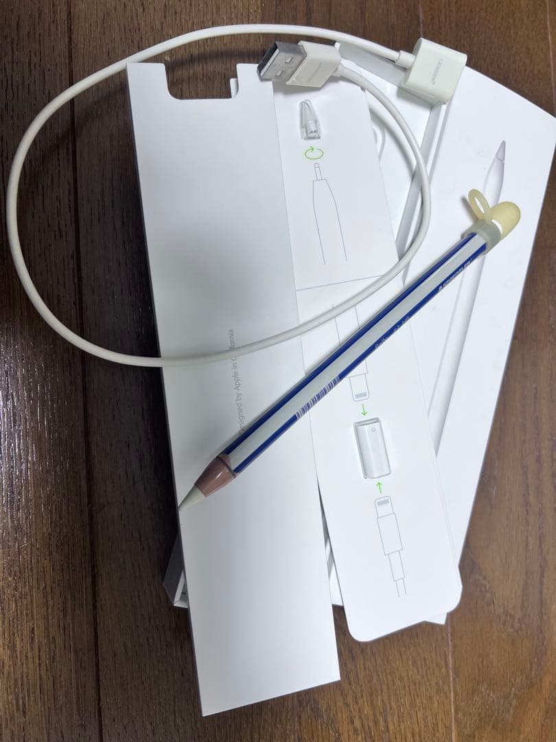 【付属品完備】Apple Pencil 第1世代 予備チップ・アダプタ未使用