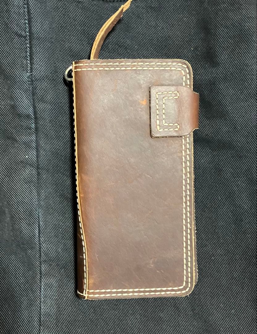 【廃盤・美品】REDWING 長財布 美品 レザー アメカジ ブラウン