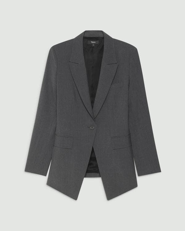 新品　セオリー　Traceable Wool ジャケット＆フレアパンツ　グレー