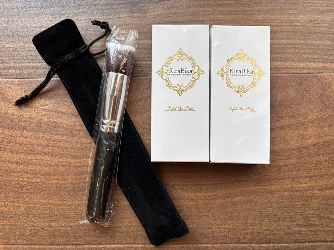 KiraBika きらびかビューティーセラムファンデーションS ２箱　おまけ付き