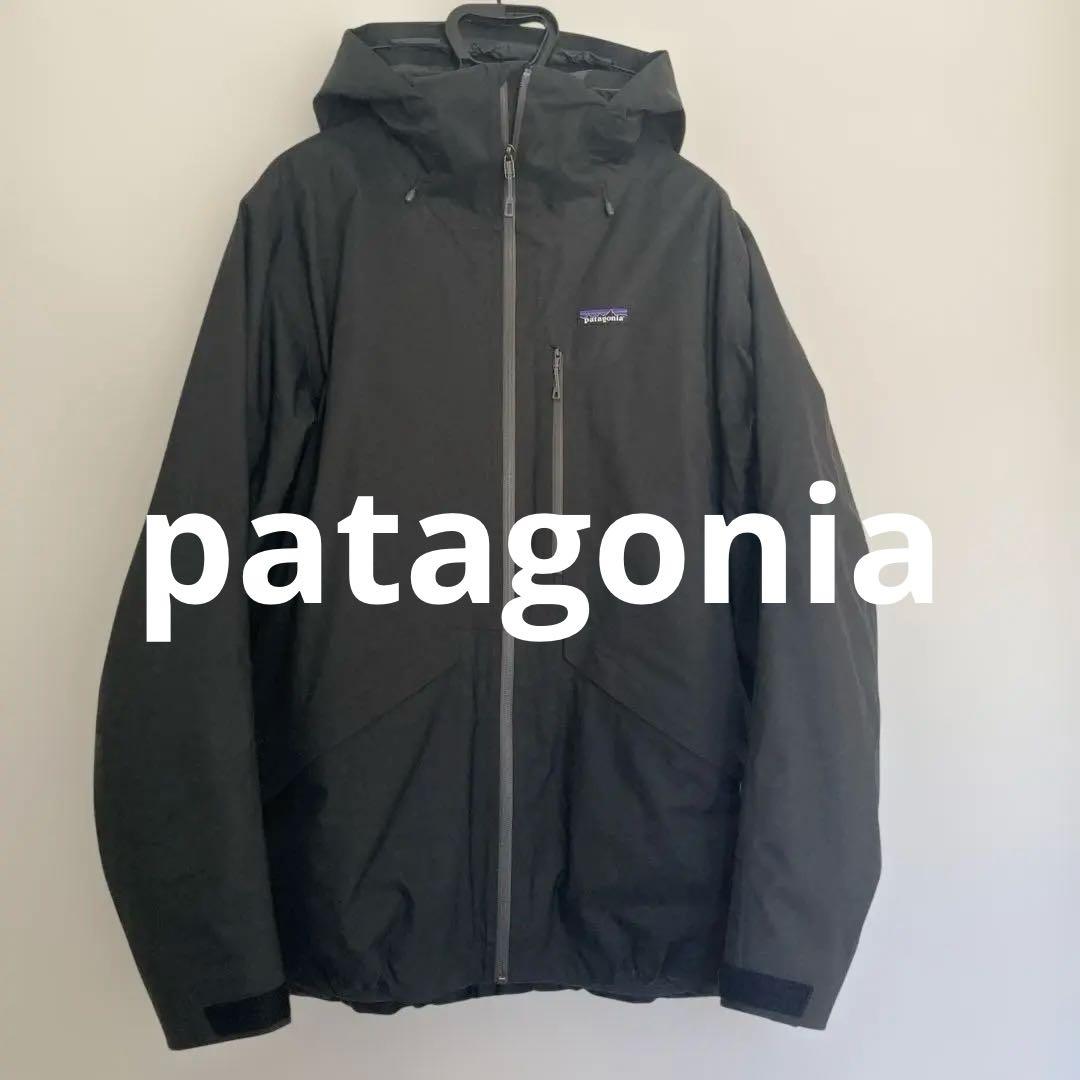 patagonia ブラック マウンテンパーカー L