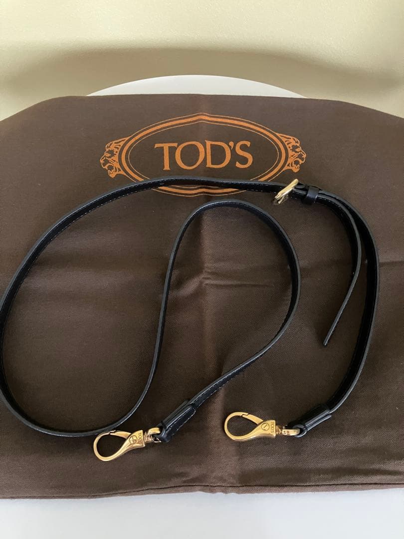 TOD’S セラ ラージ バイカラー バック&ショルダーバック