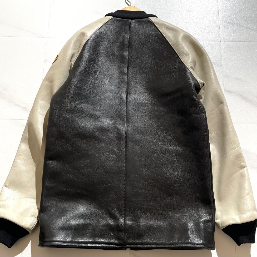 希少　VANSON TJV　ロング　チームジャケット　フルレザー　スタジャン