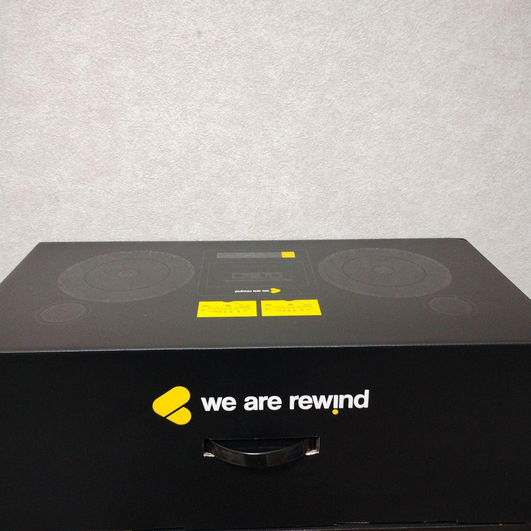 we are rewind boom boxカセットプレーヤー