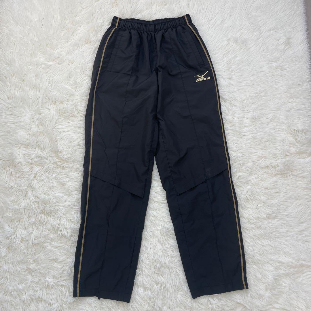 MIZUNO ミズノ セットアップ 上下 ウインドブレーカー ナイロン 黒金